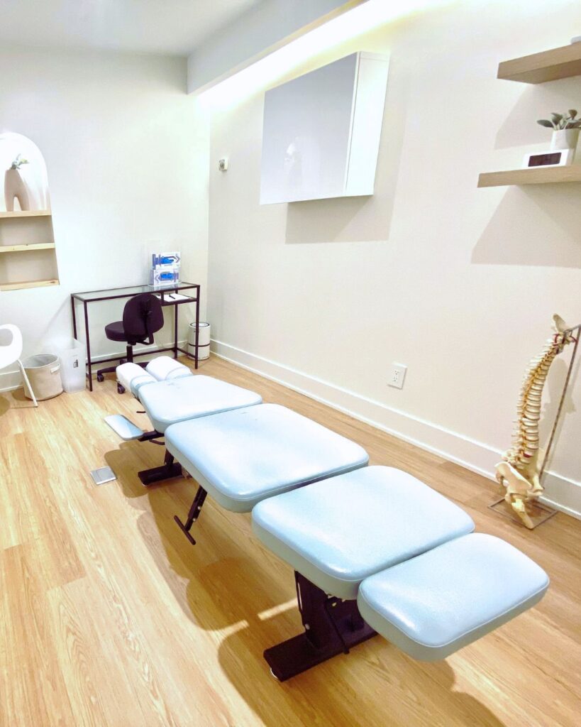 chiro treatment room