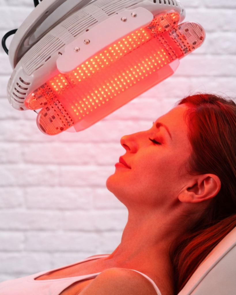 face light therapy at Toronto wellness clinic